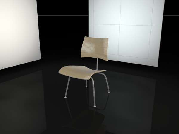 eames dining chair 3d model - Eames Dining Chair by mrviz